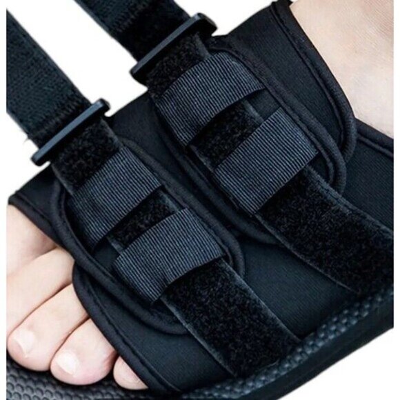 Open Toe (Very Comfortable) Sandals-(Black)-(Size-10)-(New)-$30.00